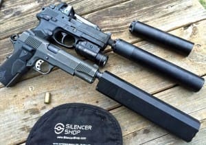 Revo 9mm on top, Revo 45 center, Osprey on lower