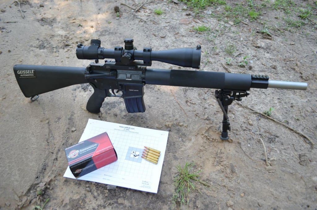 A Varmint AR15 will have a longer, heavier barrel and higher magnification scope.