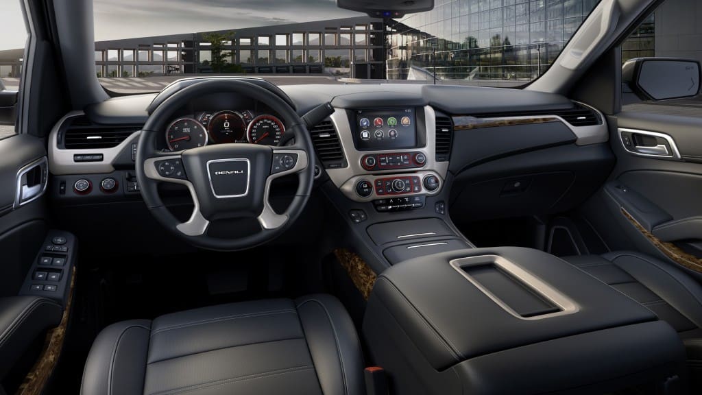 2015 GMC Yukon Denali Interior in Jet Black