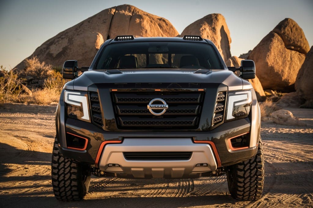 Just as the all-new TITAN XD with its Cummins® 5.0L V8 Turbo Diesel engine has bulked up the standards for customers shopping the light-duty pickup class, the TITAN Warrior Concept was created to take the production version to the extreme. The TITAN Warrior Concept builds on the recent Project Titan, a crowd-sourced customization of an original-generation Titan that sent two U.S. military veterans representing Wounded Warrior Project® on a once-in-a-lifetime adventure in Alaska. The new concept truck also pays homage to Nissan’s heritage of off-road racing and adventuring, which goes back to the days of Baja “Hardbody” competition pickups and Paris-Dakar Rally treks.