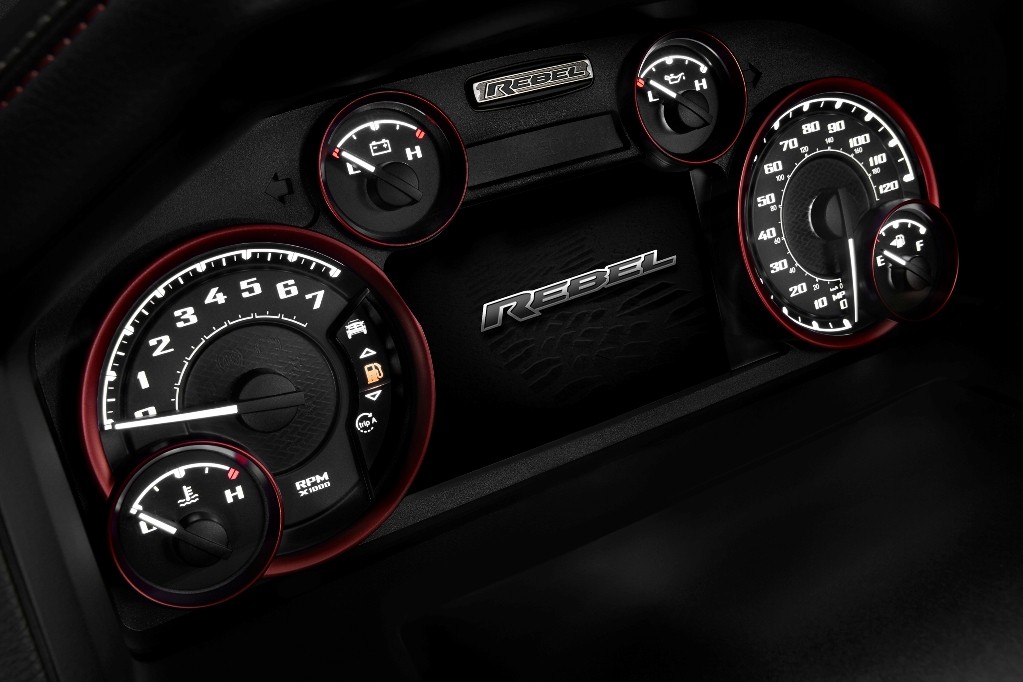 2015 Ram 1500 Rebel Crew Cab 4x4 interior