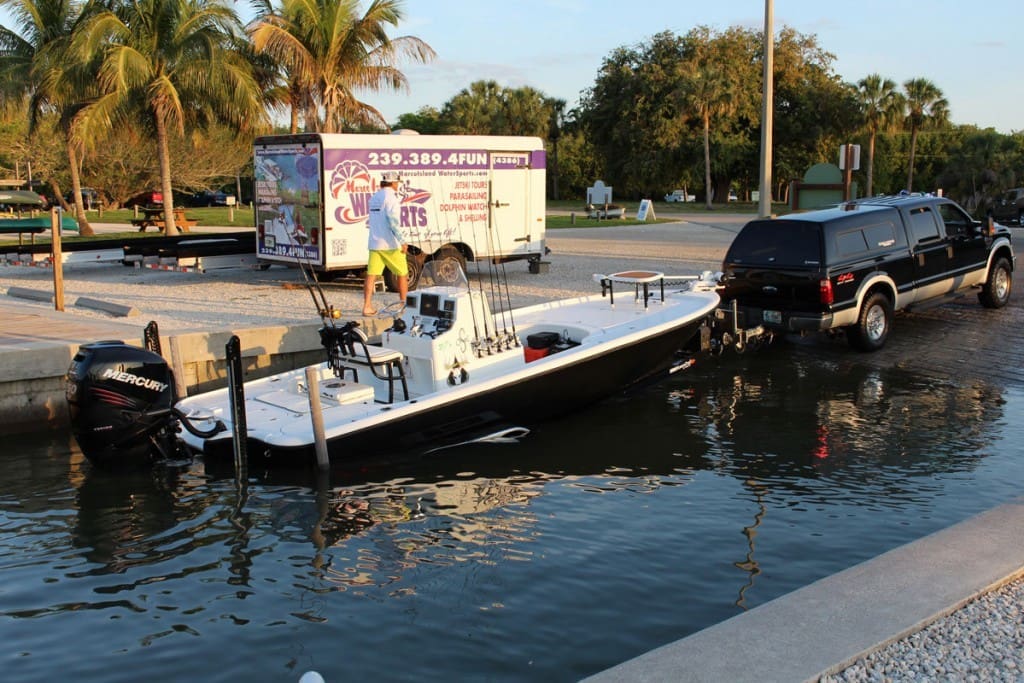 launching boat