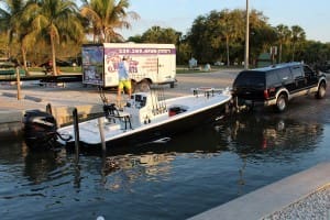 launching boat