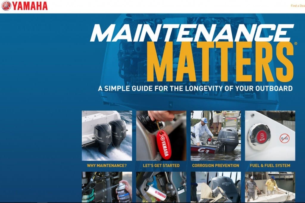 yamaha outboard maintenance matters
