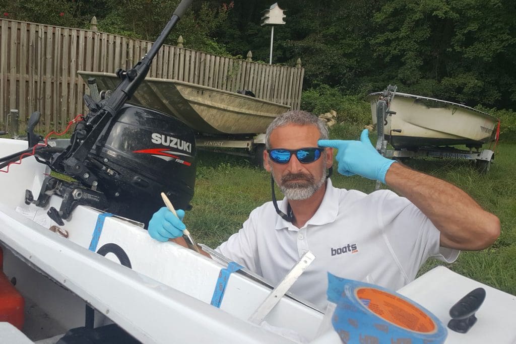 fixing fiberglass