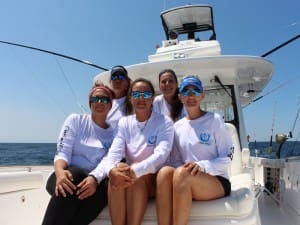 womans fishing team