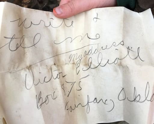 Message in a bottle (bottom)