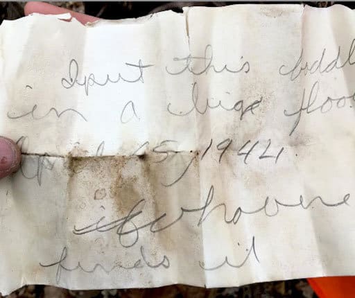 Message in a bottle (top)