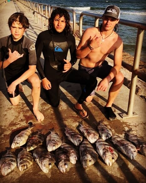 Sheepshead fishing