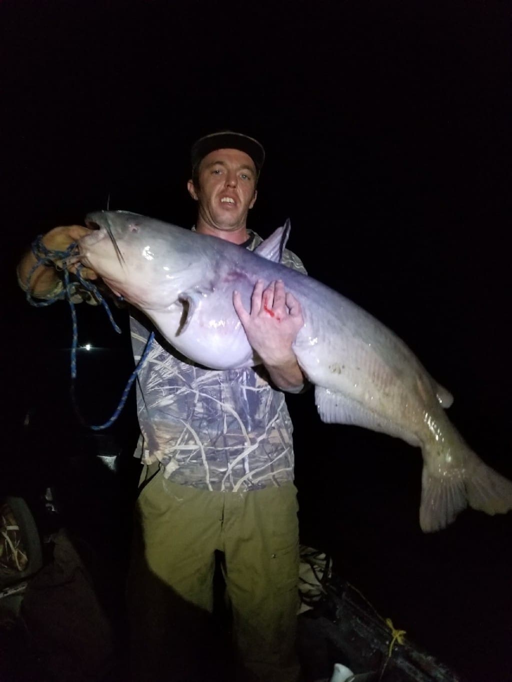 fishing for a big blue
