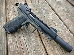 The Bowers Bitty on a Volquartsen Scorpion .22LR Pistol