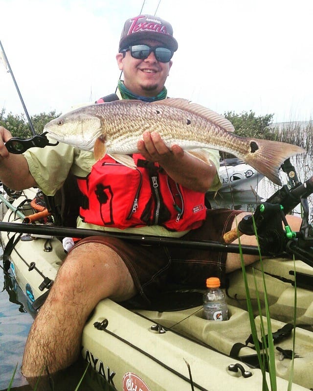 Redfish Kayak fishing