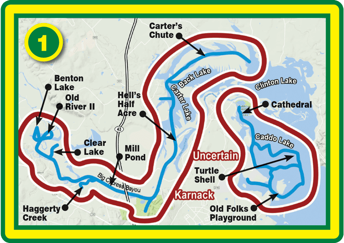 Caddo Lake Paddling Trails