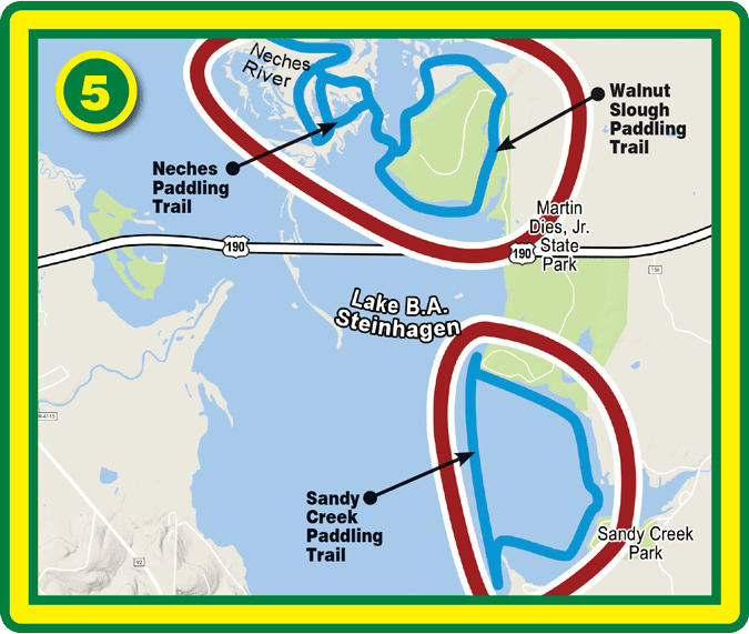 Martin Dies, Jr. State Park Paddling Trails