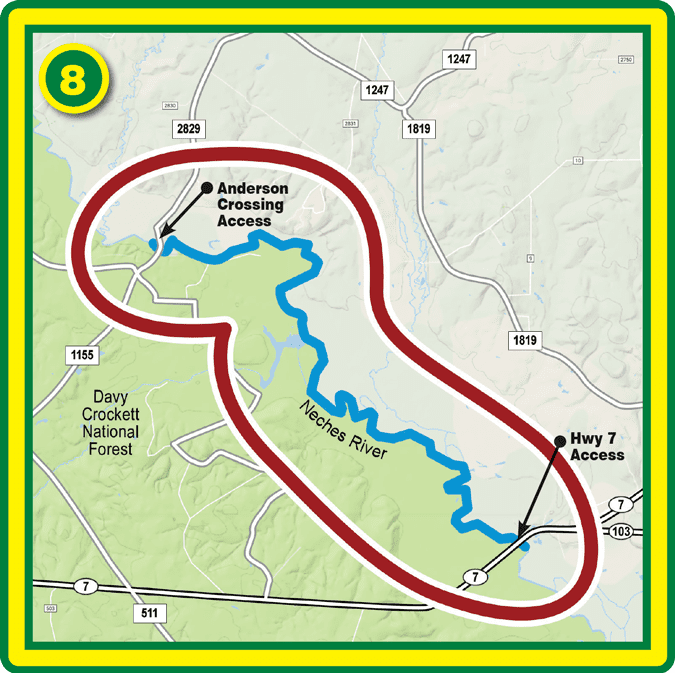 Neches-Davy Crockett Paddling Trail