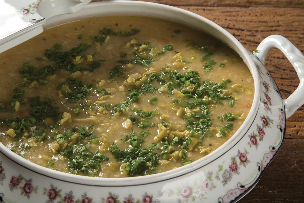 Crab and corn bisque