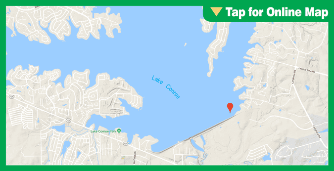 Lake Conroe: Dam Area