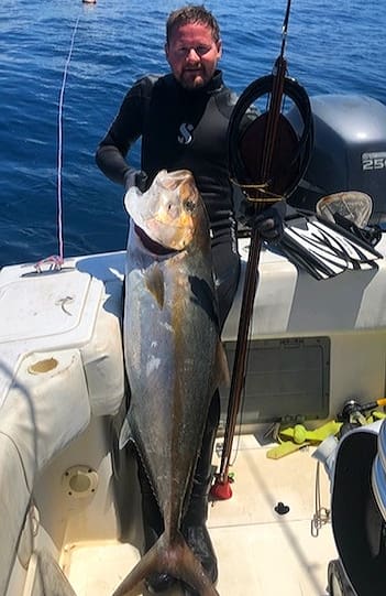 Spearfishing Amberjack