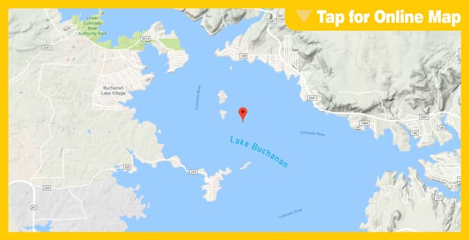 Lake Buchanan: Garret Island