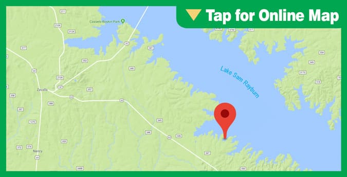 Sam Rayburn Offshore River Ledges