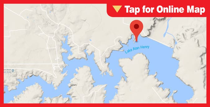 Lake Alan Henry: Dam - Deep Water Area