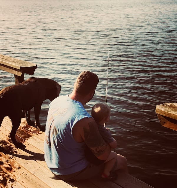 fishing with dad