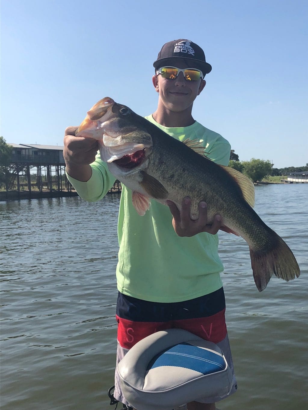 fishing large mouth bass