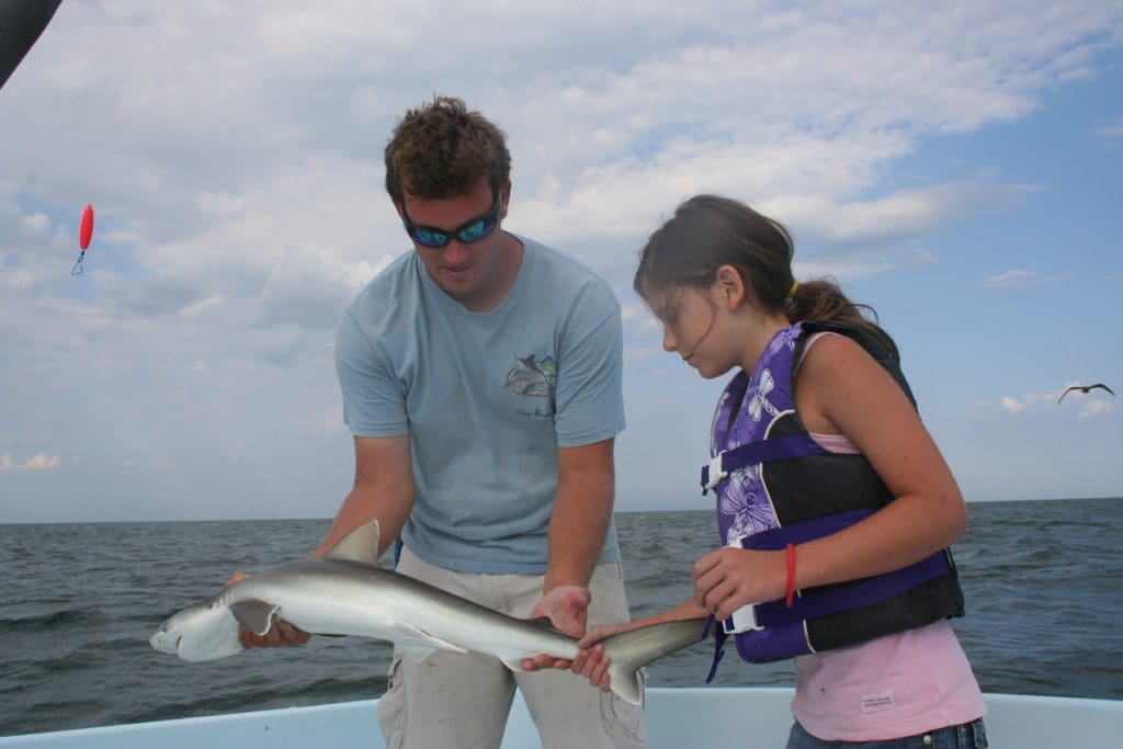 shark fishing with float