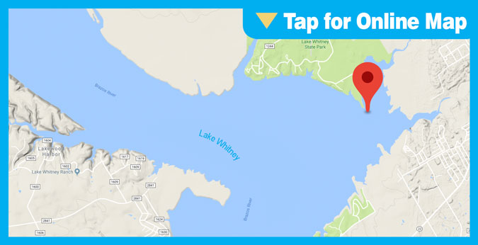 Lake Whitney HOTSPOT: Whitney Hump