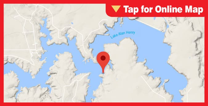 Lake Alan Henry HOTSPOT: Little Grape Creek