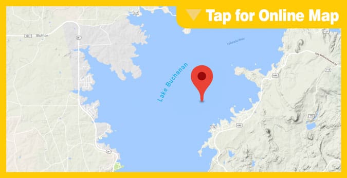 Lake Buchanan HOTSPOT: Lower Main Lake | Dam Area