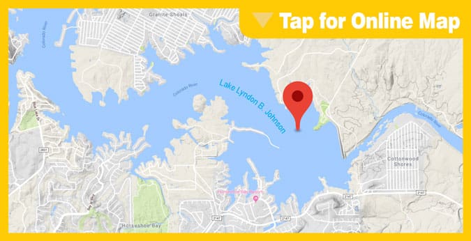 Lake LBJ Hotspot: Kelly AFB Park Point