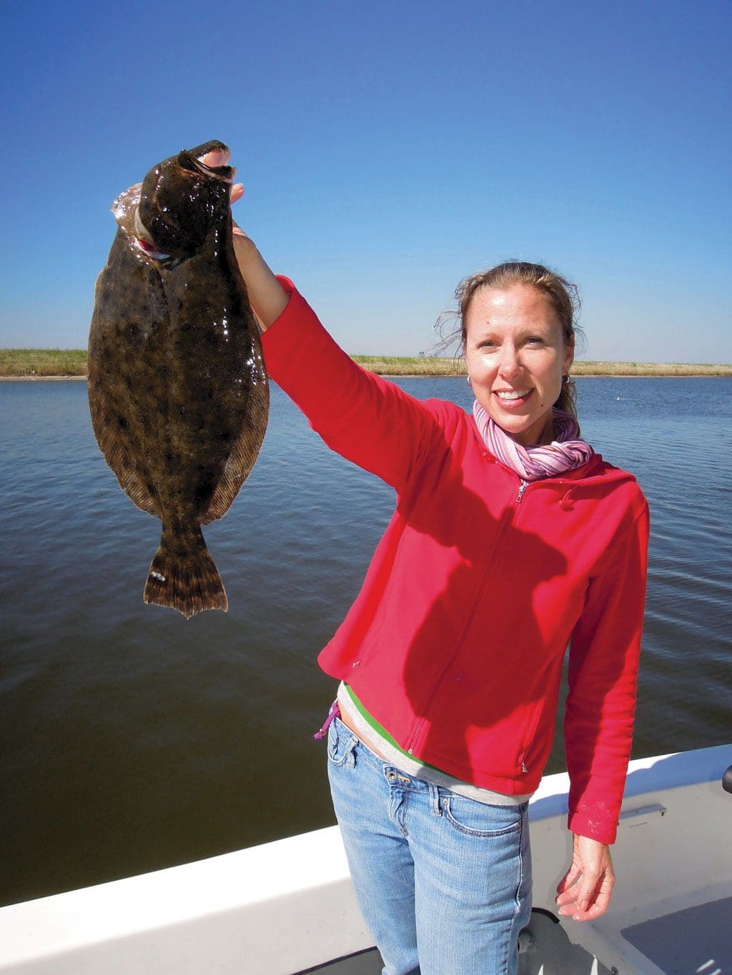 Two days after a front is prime flounder time.