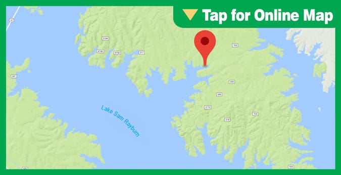 Lake Sam Rayburn HOTSPOT: Rocky Creek