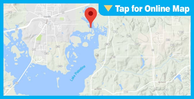 Lake Palestine HOTSPOT: Cades Cove Area