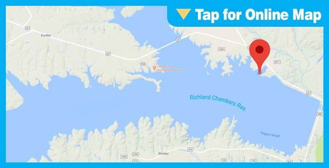 Richland Chambers Lake HOTSPOT: Main Lake