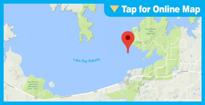 Lake Ray Roberts HOTSPOT: State Park Cove