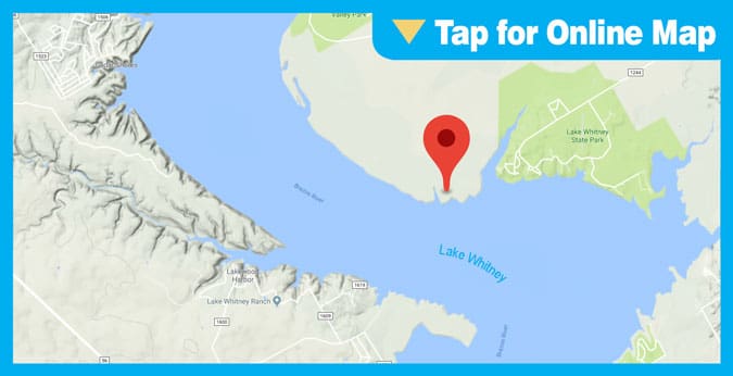 Lake Whitney HOTSPOT: Striper Point