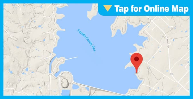 Fayette County Reservoir HOTSPOT: Mud Bank