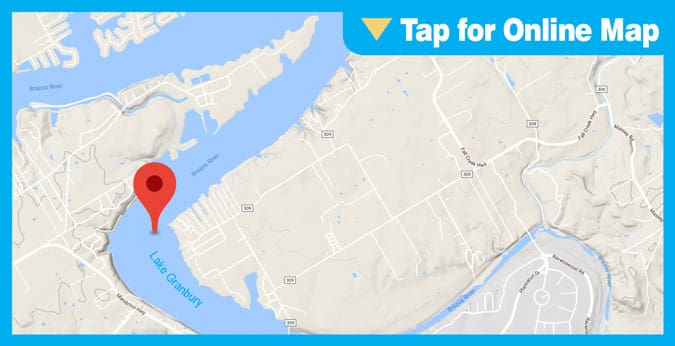 Lake Granbury HOTSPOT: 10-foot Hump near Blue Water Shores