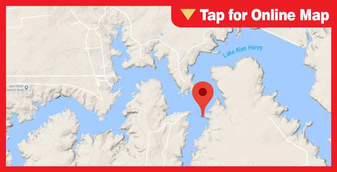 Lake Alan Henry HOTSPOT: Little Grape Creek