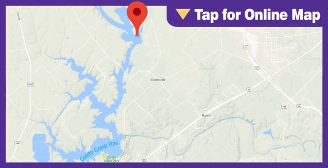 Coleto Creek Lake HOTSPOT: Main Lake
