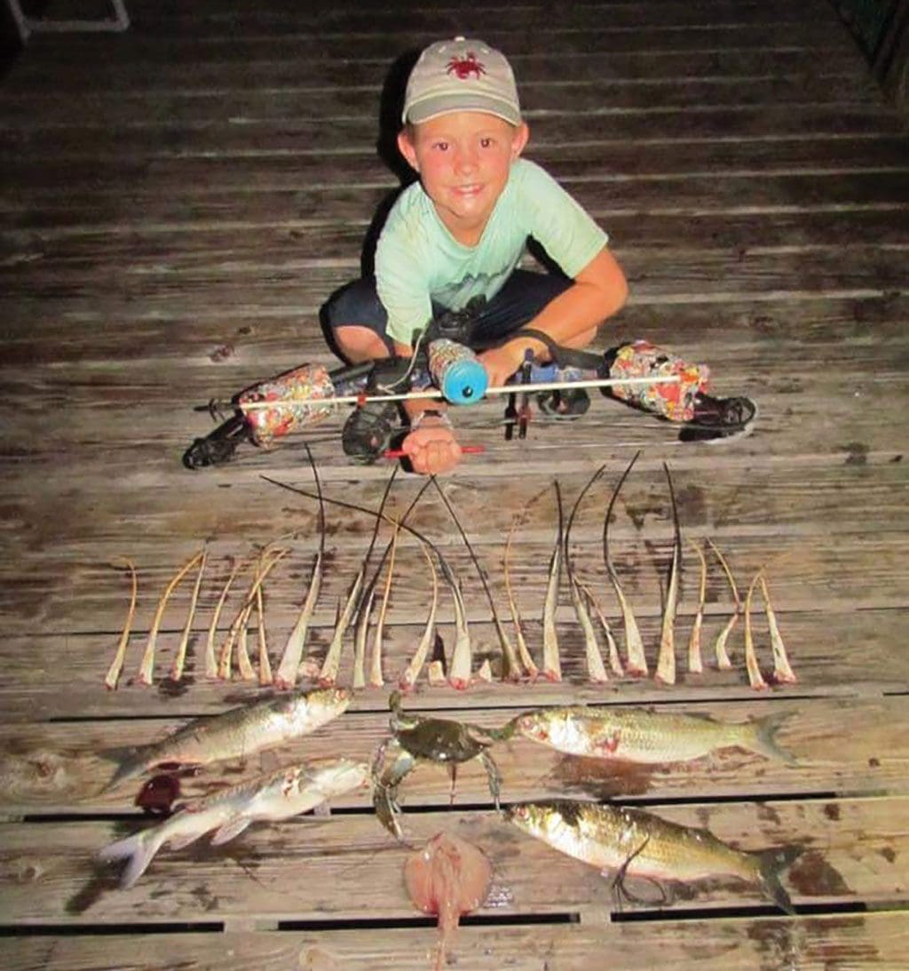 Alabama bow fishing haul