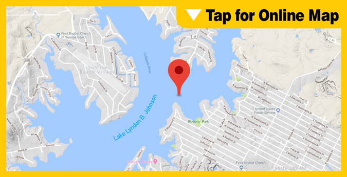 Lake LBJ HOTSPOT: Barnett Cove Area