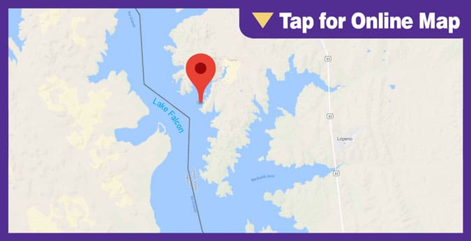 Falcon Lake HOTSPOT: Alejandrejas Road