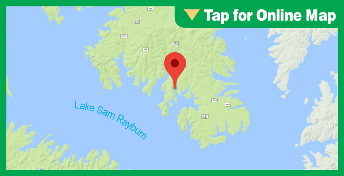 Lake Sam Rayburn HOTSPOT: Main Lake