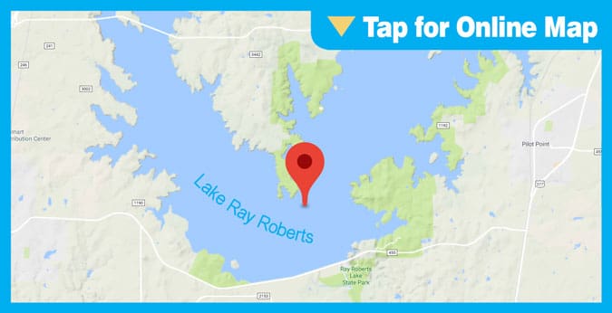 Lake Ray Roberts HOTSPOT: Main Lake Point