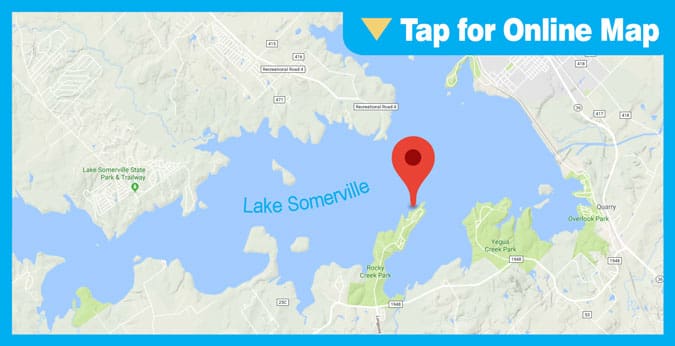 Lake Somerville HOTSPOT: Tire Reef