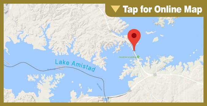 Lake Amistad HOTSPOT: Bridge Pilings