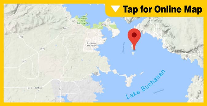 Lake Buchanan HOTSPOT: Paradise Point and Garrett Island
